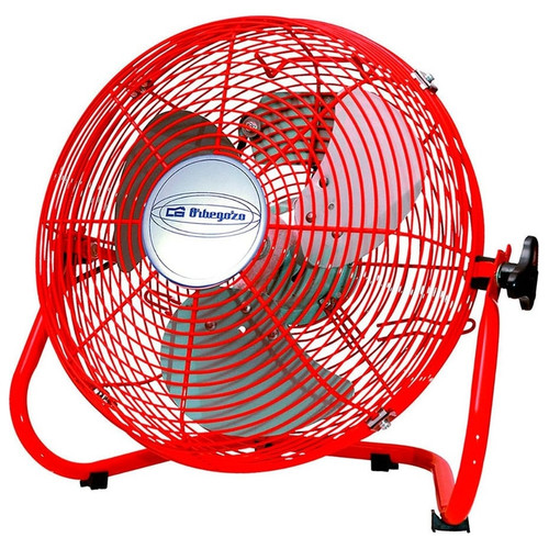 ORBEGOZO PW 1431 ROJO VENTILADOR INDUSTRIAL 45W POTENCIA 3 VELOCIDADES ASPAS MET&Aacute;LICAS DE 30CM