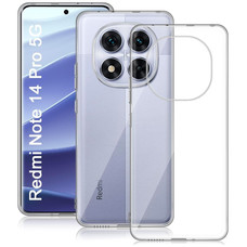 JC FUNDA TRASERA SILICONA TRANSPARENTE / XIAOMI REDMI NOTE 14 PRO 5G