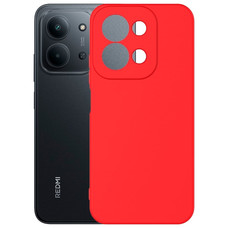 JC FUNDA TRASERA DE SILICONA ROJA / XIAOMI REDMI 15C