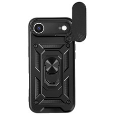 JC TRASERA CON ANILLO DE SOPORTE + PROTECTOR DE C&Aacute;MARA NEGRO / APPLE IPHONE AIR