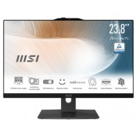 MSI AIO MODERN AM242TP 12M-823ES. 23.8" (60CM). PLANO. IPS. TACTIL. I5-1235U. DDR4 SDRAM 16GB (8GB*2). 512 GB PCIE SSD. SIN S.O. NEGRO