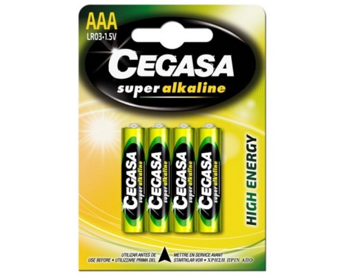 CEGASA PILA SUPER ALC LR03 BLISTER 4 UDS.