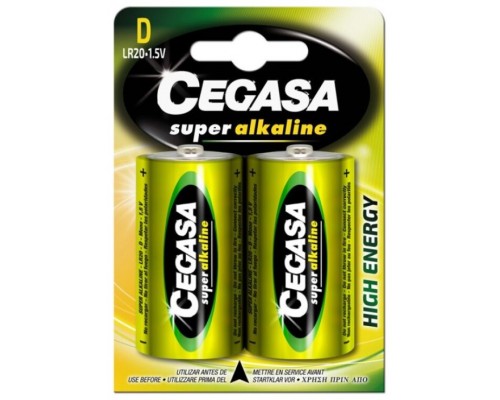 CEGASA PILA SUPER ALC LR20 BLISTER 2 UDS