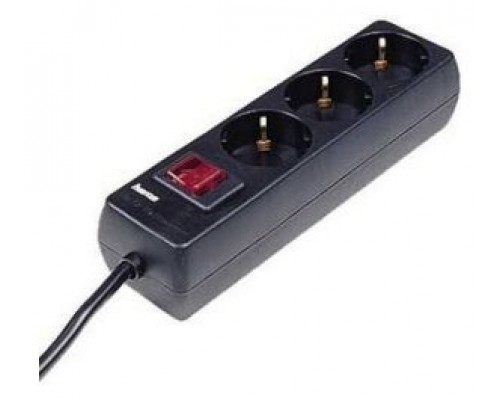 REGLETA ALIMENTACION HAMA CON 3 TOMAS INTERRUPTOR 1,4m