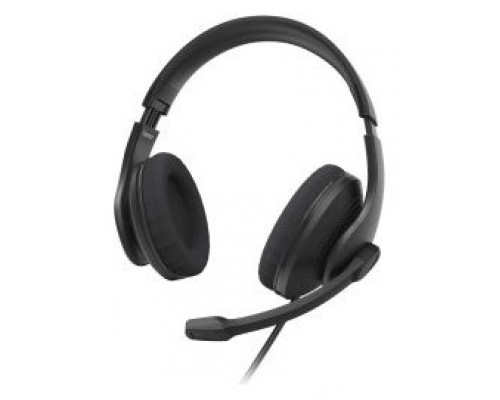 HEADSET HAMA HS-USB300 V2 USB ESTERO CABLE 2m COLOR