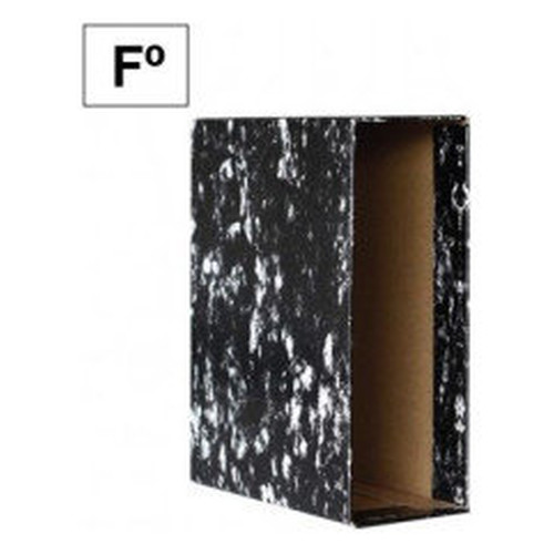 CAJA PARA ARCHIVADOR JASPEADO A-Z FOLIO NEGRO ANCOR 002065-MR0 CAJA PARA ARCHIVADOR JASPEADO A-Z FOLIO NEGRO ANCOR 002065