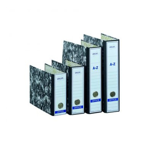 ARCHIVADOR JASPEADO A-Z FOLIO CON RADO NEGRO ANCOR 002089-MR0 ARCHIVADOR JASPEADO A-Z FOLIO CON RADO NEGRO ANCOR 002089