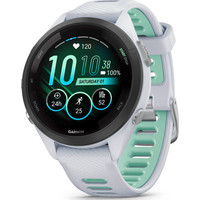 GARMIN FORERUNNER&reg; 265S NEGRO CON CARCASA EN BLANCO Y CORREA DE SILICONA EN BLANCO/VERDE / SMARTWATCH 42MM