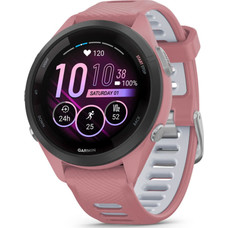 GARMIN FORERUNNER® 265S NEGRO CON CARCASA EN ROSA Y CORREA DE SILICONA EN ROSA/GRIS / SMARTWATCH 42MM-M057 GARMIN FORERUNNER® 265S NEGRO CON CARCASA EN ROSA Y CORREA DE SILICONA EN ROSA/GRIS / SMARTWATCH 42MM