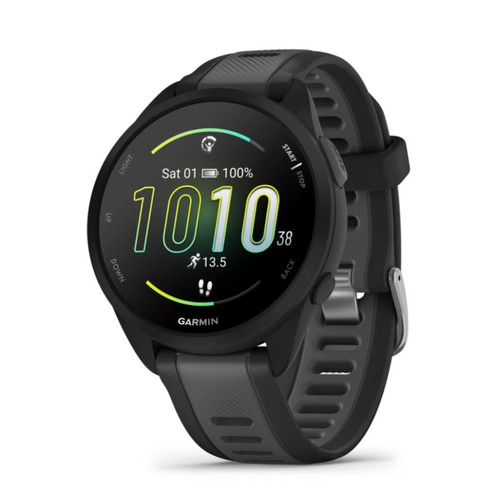 GARMIN FORERUNNER 165 GPS BLACK/SLATE / SMARTWATCH 43MM-M032 GARMIN FORERUNNER 165 GPS BLACK/SLATE / SMARTWATCH 43MM
