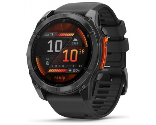 SMARTWATCH GARMIN FENIX 8 AMOLED 51MM ACERO NEGRO