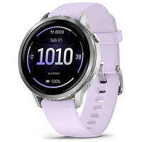 GARMIN VENU® 4 PLATEADO CON CORREA DE SILICONA LILA / SMARTWATCH 41MM-70M0 GARMIN VENU® 4 PLATEADO CON CORREA DE SILICONA LILA / SMARTWATCH 41MM