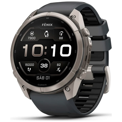 GARMIN FENIX 9 PRO TITANIO CON CORREA DE SILICONA EN GRIS / SMARTWATCH 51MM-M0360 GARMIN FENIX 9 PRO TITANIO CON CORREA DE SILICONA EN GRIS / SMARTWATCH 51MM