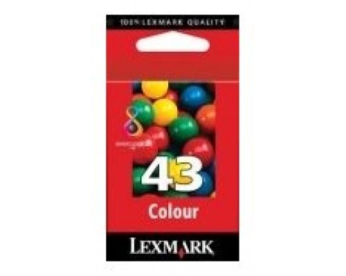 LEXMARK Z1520, Multifuncion X4850/6570/9350/9570 Cartucho Color nº43