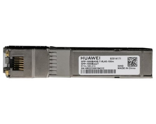 HUAWEI ELECTRICAL TRANSCEIVER,SFP,GE,ELECTRICAL INTERFACE MODULE(100M,RJ45) (SFP-1000BASET)-MR21 HUAWEI ELECTRICAL TRANSCEIVER,SFP,GE,ELECTRICAL INTERFACE MODULE(100M,RJ45) (SFP-1000BASET)