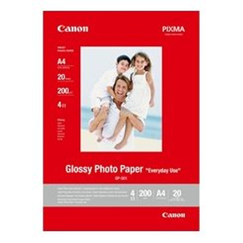 Papel canon fotografico gp - 501 con brillo