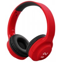 AURICULARES ESTÉREO DIGITAL TREVI  CON MICRÓFONO 1,2 M CABLE DJ 601 M ROJO