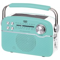 RADIO TREVI RA 7F50 BT PORTABLE RADIO CARGA SOLAR+AW+SD TIF. GREEN