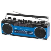 RADIO GRABADORA PORTÁTIL TREVI  USB SD BLUETOOTH CASSETTE TREVI RR 501 BT AZUL