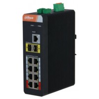 (DH-IS4210-8GT-120) DAHUA SWITCH INDUSTRIAL L2 GESTIONABLE POE 2.0 WATCHDOG 8 PUERTOS + 2 GIGABIT SFP