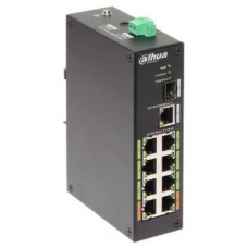 (DH-LR2110-8ET-120-V2) DAHUA SWITCH INDUSTRIAL 8 PUERTOS EPOE