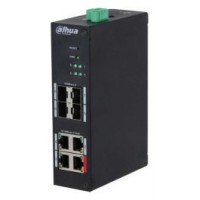 (DH-HS4408-4ET-96) DAHUA SWITCH4 PUERTOS 10/100 + 4SFP GIGABIT 96W MANAGED L2  HARDENED POE