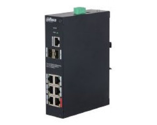 (DH-HS4208-4GT-90) DAHUA SWITCH INDUSTRIAL 8 PUERTOS, 4 PUERTOS POE, MANAGED