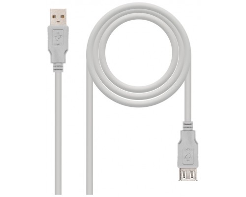 CABLE USB 2.0 PROLONGACION A/M-A/H 3M NANOCABLE