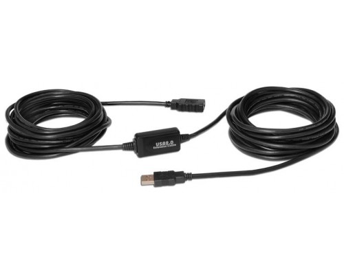 CABLE USB 2.0 PROLONGADOR CON AMPLIFICADOR A/M-A/H 15M NANOCABLE