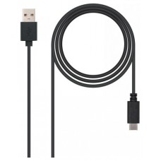 Nanocable Cable USB 2.0 3A Tipo USB-C/M-A/M 2 M