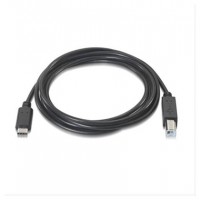 CABLE USB 2.0 IMPRESORA 3A TIPO USB-CM-BM NEGRO 1.0M