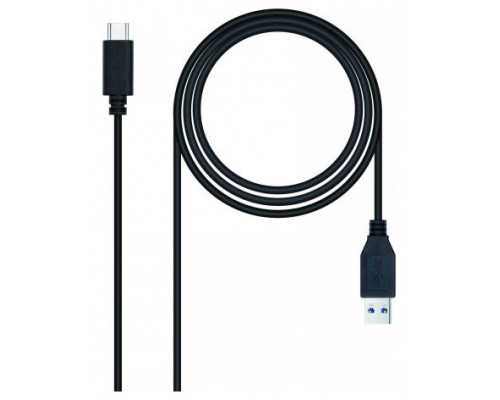 CABLE USB(A) 3.1 A USB (C) 3.1 NANOCABLE 0.5M NEGRO