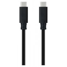 CABLE USB 3.1 GEN2 5A USB-C/M-USB-C/M 0.5M NEGRO NANOCABLE