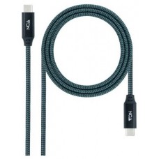 CABLE USB 3.2 GEN2x2 100W 4K/60Hz USB-C M/M 1M NANOCABLE