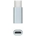 Nanocable Adaptador USB-C/M-MicroB/H, Aluminio