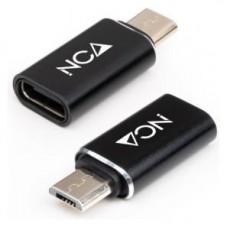Nanocable Adaptador Micro USB/M a USB-C/H Aluminio