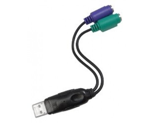 CONVERTIDOR PS2 TECLADO+RATON A USB TIPO 2XPS2H-AM 15