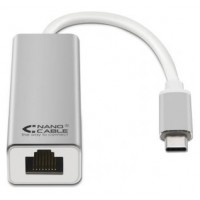 CONVERSOR USB-C A ETHERNET GIGABIT 10/100/1000MBPS,0.15M NANOCABLE