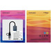 CONVERSOR USB-C A RJ45 CON ADAP 3XUSB-A/M 100MBPS 15-CN3 CONVERSOR USB-C A RJ45 CON ADAP 3XUSB-A/M 100MBPS 15