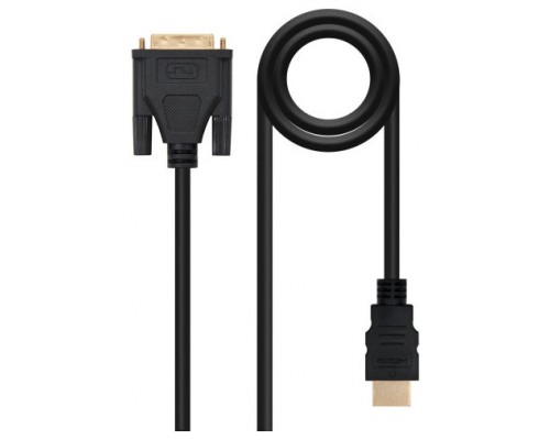 - Cable DVI a HDMI con conector tipo DVI 18+1 macho