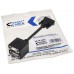 Nanocable 10.15.1950 adaptador de cable DVI 2x VGA Negro