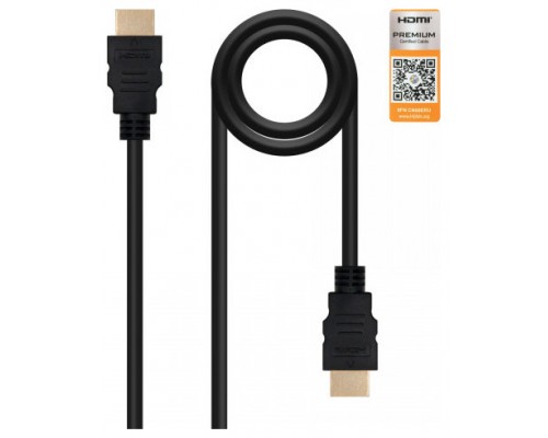 Nanocable HDMI V2.0 4K@60Hz 18Gbps A/M-A/M 0.5M