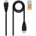 CABLE HDMI V2.0 CERTIFICADO 4K@60HZ 18GBPS, A/M-AM 1.5M NANOCABLE