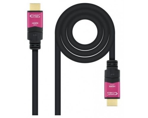 CABLE HDMI V2.0 4K 60HZ ALTA VELOCIDAD/HEC REPETIDOR A/A-A/M 30M NANOCABLE