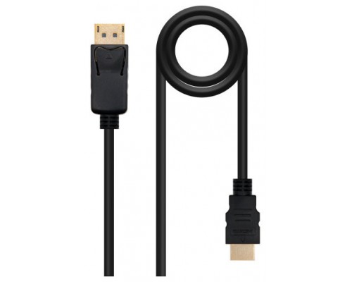 Cable Conversor DISPLAYPORT a HDMI, DP/M - HDMI/M,