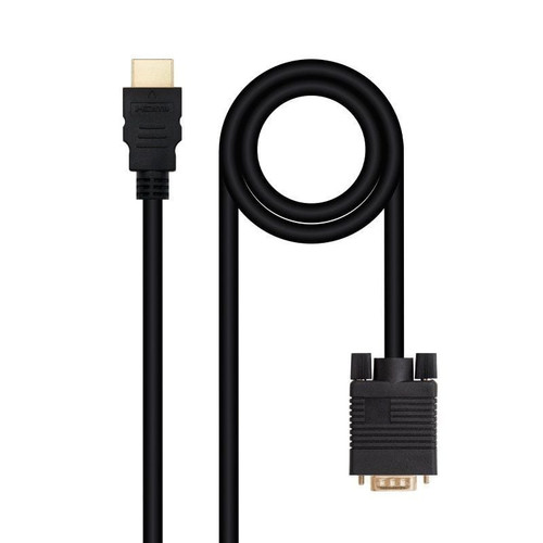 CABLE CONVERSOR HDMI A VGA HDMI/M-VGA/M NEGRO 1.8-CN2 CABLE CONVERSOR HDMI A VGA HDMI/M-VGA/M NEGRO 1.8