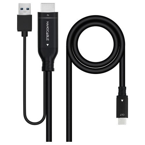 CABLE CONVERSOR HDMI A USB-C HDMI/M-USB-C/M 1.8 M-CN6 CABLE CONVERSOR HDMI A USB-C HDMI/M-USB-C/M 1.8 M