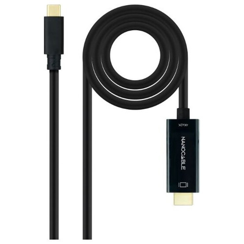 Nanocable Conversor USB-C a HDMI 1.4 4K@30HZ 1.8 m-IA3 Nanocable Conversor USB-C a HDMI 1.4 4K@30HZ 1.8 m