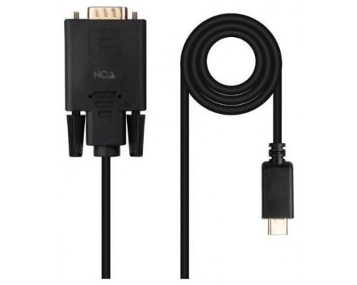 Nanocable Cable Conversor USB-C/M a VGA/M 1,8 M