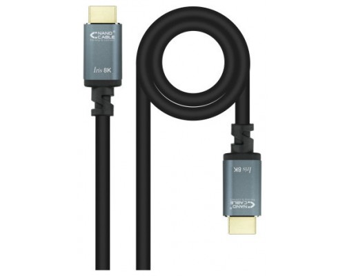 Nanocable - Cable HDMI 2.1 IRIS 8K A/M-A/M - Negro -